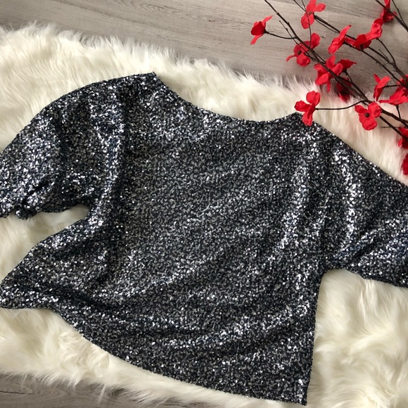 GAP sequin kimono party top - Picture 2 of 6